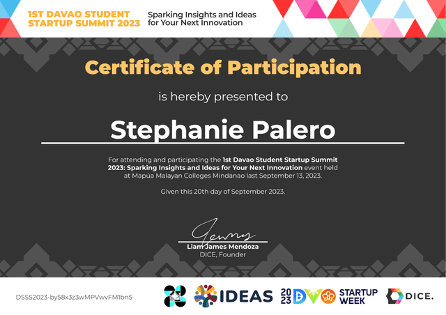 1st Davao Student Startup Summit 2023: Sparking Insights and Ideas for Your Next Innovation image